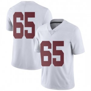 NCAA Youth Alabama Crimson Tide #65 Deonte Brown Stitched College Nike Authentic No Name White Football Jersey LL17N84PN